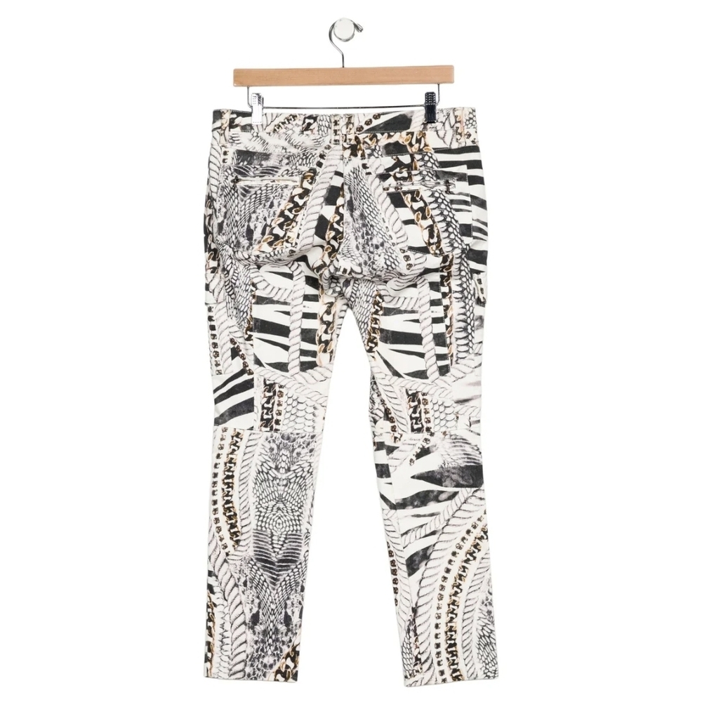 Balmain Straight Leg Pattern Jeans - Picture 3 of 8